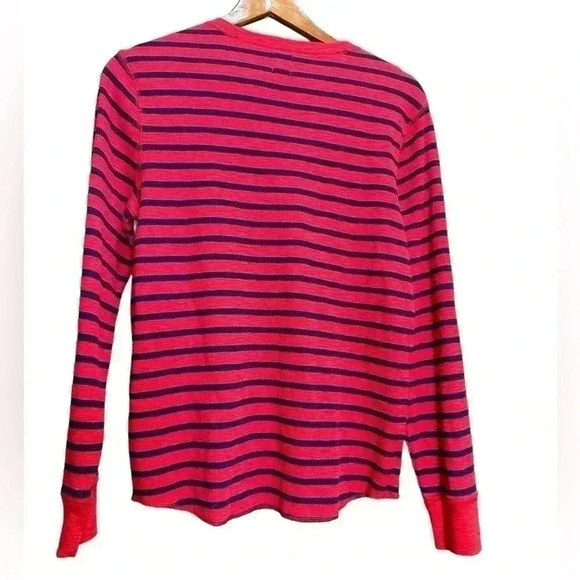 Gap Kids Red Navy Stripe Long-sleeve Crewneck XXL 14-16 - Picture 2 of 5